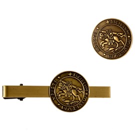 Knights Templar Seal Crusaders Solomons Temple Tie Bar Lapel Pin Masonic Combo Pack