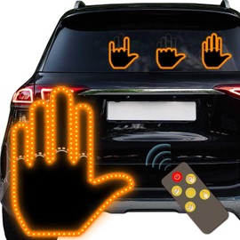 Glogesture Hand Light for Car-Howdot 4 in 1 Finger Light with Remote Control, Finger Flicker Cool Car Accessories Gift for Father's Day Men Women