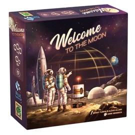 Blue Cocker - Welcome to The Moon - Flip and Write Strategy Game - Campaign, Adventure, Solo Mode - Bilingual French English - 1 to 6 Players - 20706-CA