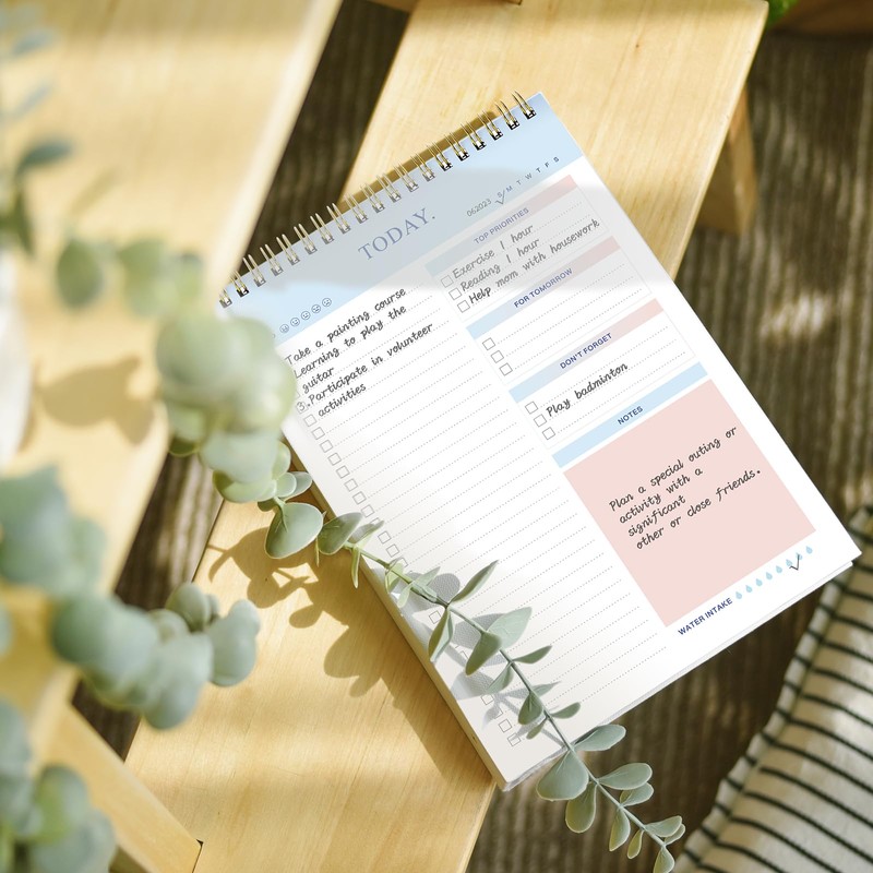 JUBTIC To Do List Notepad - Daily Planner Pad CheckList
