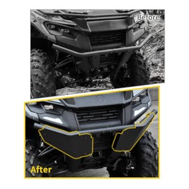 SLORIMOD Front Bumper Protection Plates for Can Am Outlander 500 700 G3L / Max/PRO/Max PRO 2023-2025 Accessories, Black Front Brushguard Protector Cover Skid Plates Replace #715005439 (2 PCS)