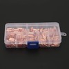Fafeicy 250pcs Red Copper Connecting Pipe GT1-6mm Intermediate Connection Pipe
