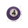 Totority 1Set Mini Billiard Ball for Wear Resistant Pool Balls