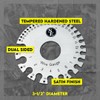 SE Dual-Sided Non-Ferrous Wire Gauge - 0-36 AWG and SAE,