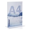 VITAdisplays® T-Advertising Stand, T-Stand Table Stand, Acrylic Stand, DIN A4