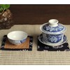 Natiform Set of 4 Bamboo Coasters Stylish Lightweight Tea Holder