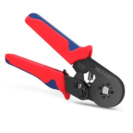 TNOMSNO Crimping Tool, Crimper Crimping Tool, Self-Adjusting Crimping Tool, Ergonomic Handle Crimp Tool for AWG23-7/0.25-10 mm²