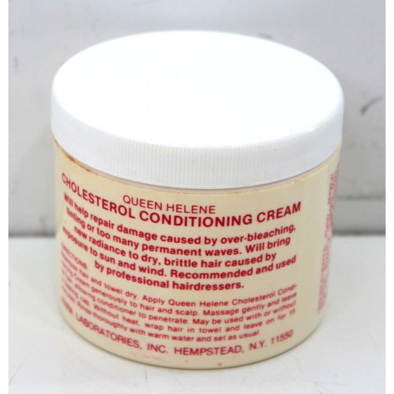 Queen Helene Vintage Queen Helene Cholesterol Conditioning Cream 4.5oz NOS