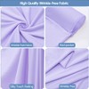 20x10ft Wrinkle Free Lavender Backdrop Curtain for Parties Soft Fabric