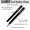 THINK2MASTER [24 Pens - Black Ink Think2 0.5mm Pocketable Mini