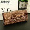 Unbranded Womens Ladies Genuine Leather Wallet Long Embossing Bifold Wallet