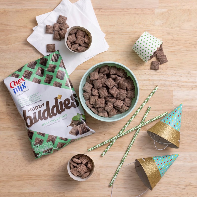 Chex Mix Muddy Buddies, Mint Chocolate, 4.5 Oz (Pack of