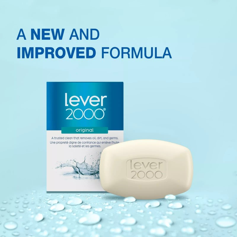 Lever 2000 Fresh Original Scent Bar Soap 4oz Pack of