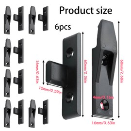 6 Pairs Plinth Clips,Drop on&Hook Bath Panel Radiator Cover Fixings Clips,Plinth Fasteners Fittings Press Connector Furniture Press-In Fixing Quick Bracket Kit for Kitchen Wardrobe Cabinets Table Bed