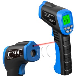 GOYERRNES Infrared Thermometer, Heat Temperature Gun -50~550℃, Digital IR Laser Thermometer Gun for Cooking, Pizza Oven, Grill, Engine, HVAC Temp Reader (NOT for Human)