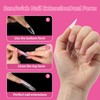 ZenithAura Original Sandwich Nail Form Dual Form 240 Pieces Almond