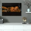Unbranded Bigfoot with Raccoon - Unframed Canvas Print - 18"