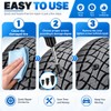 90PCS Tyre Repair Kit Rubber Nails Car Puncture Repair with