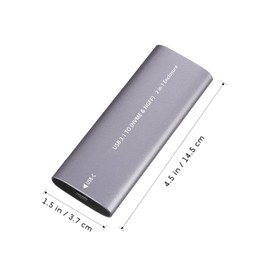 KONTONTY Portable External Hard Drive Ultra-Lightweight -Speed Data Transfer Compatible with Laptop for Daily Use