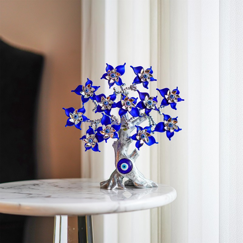 10.4'' Turkish Evil Eye Tree Protection Evil Eye Statue for