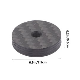 SEWACC 4pcs Carbon Fiber Speaker Isolation Feet Pads for Damping Shockproof Base for Turntable Amplifier Optimizes Sound Quality Design