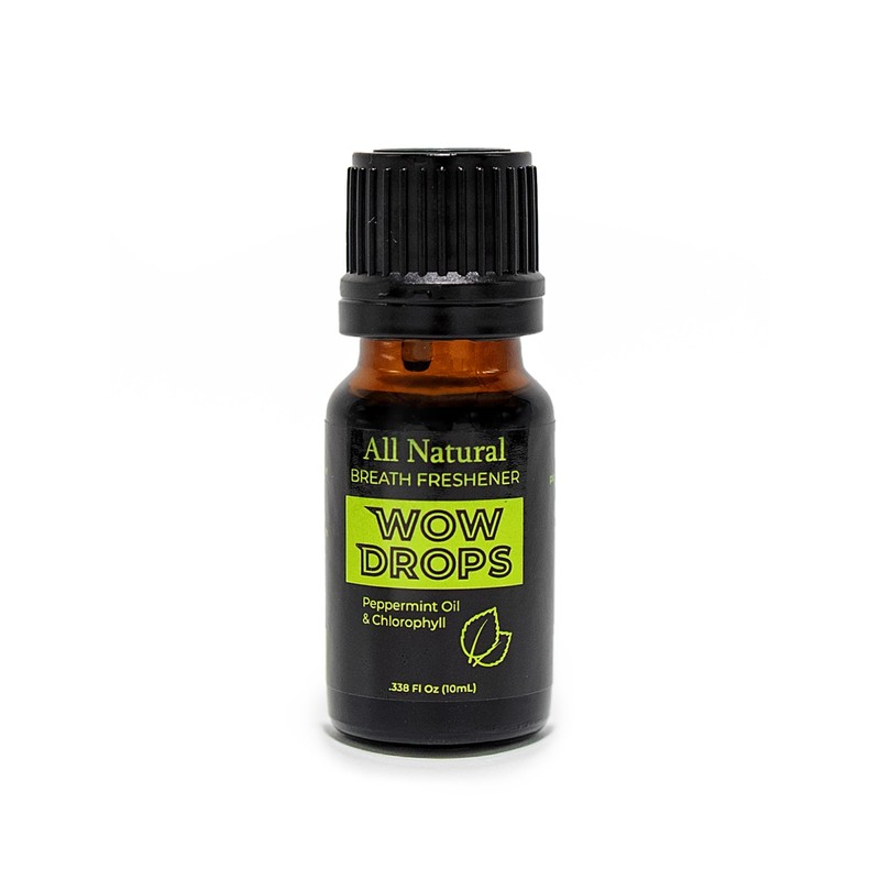 Wow Drops Pure Peppermint Essential Oil- .34 OZ Travel Size,
