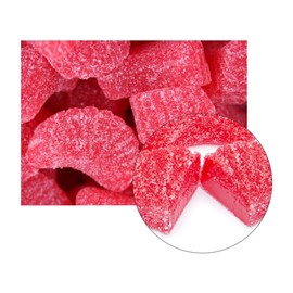 FirstChoiceCandy Red Cherry Fruit Slices Candy Jelly Gummy Wedges, 2 Pound