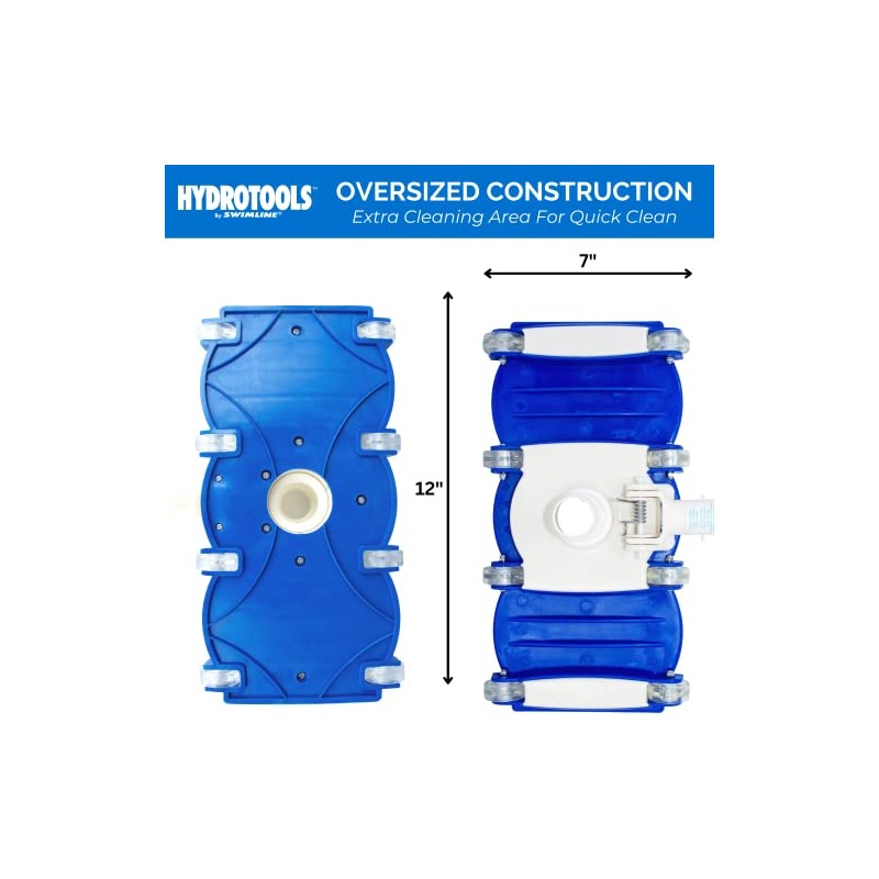 Cabezal aspirador Swimline 8150 Flex pesado, azul
