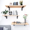 Beinhome 2 x Folding Console Heavy Duty 300 mm Shelf
