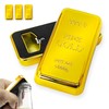 RADIXIUM Gold Bar Bottle Opener - Magnetic Fridge Opener with
