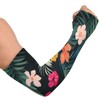 DNSHENG Bright Hibiscus Flowers Arm Sleeves with Thumb Hole, UV