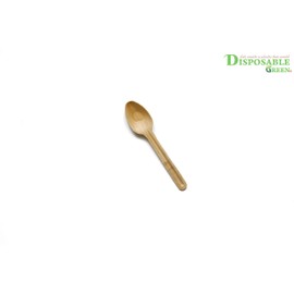 DISPOSABLE GREEN® | Pack of 25 SPOONS | DEEP HEAD | COMPOSTABLE, BIODEGREADABLE, ECO FRIENDLY| STRONG AND STURDY | 25 PCS