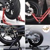 2 Pcs Motorcycle Stand Adapter Rear Wheel V Shaped Bracket