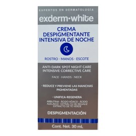 Exderm White Crema Despigmentante Intensiva De Noche 30 Ml Tipo de piel Todo tipo de piel