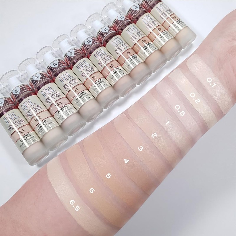 Makeup Revolution, IRL Filter, Foundation mit langer Haltbarkeit, mittlere bis