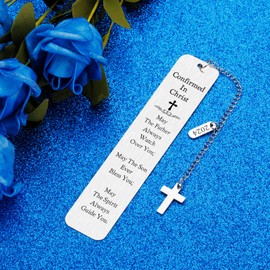 Confirmation Gifts for Girls Boys Christian Bookmarks for Women Men Confirmation Bookmarks for Teenage Girls Boys Daughter Son Catholic Gifts Confirmation Sponsor Gifts Easter Basket Stuffers