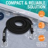 Bungee Anchor Rope, Elastic Snubber Anchor Line, 14 ft to