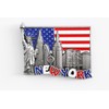 New York (USA) - 3D Metal Fridge Magnet for Kitchen