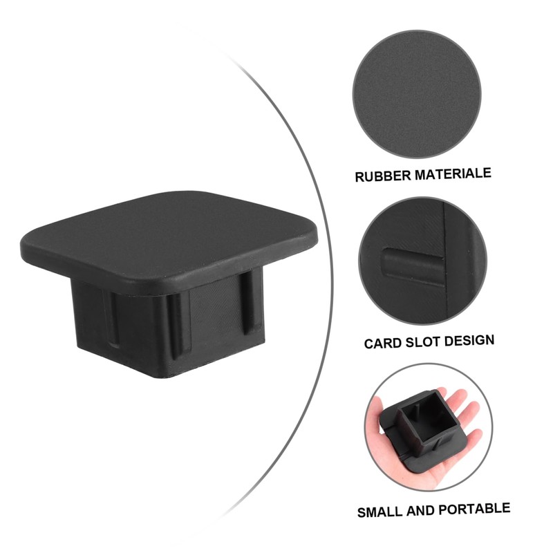 ABOOFAN Auto Trailer Hitch Cover Tube Cap Tow Receiver Plug