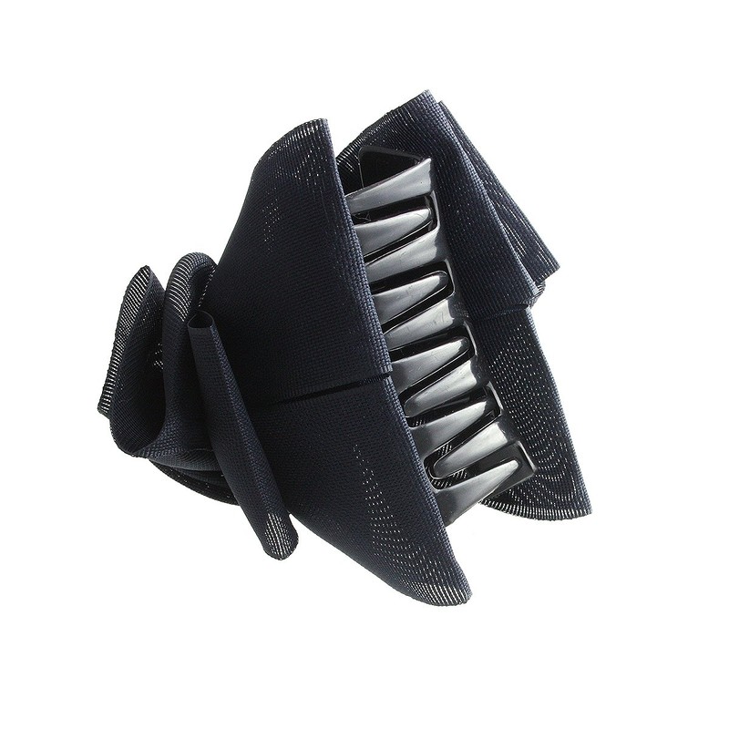 VingTAINE H-620-NY Center Ribbon Hair Claw Hair Accessories, Navy