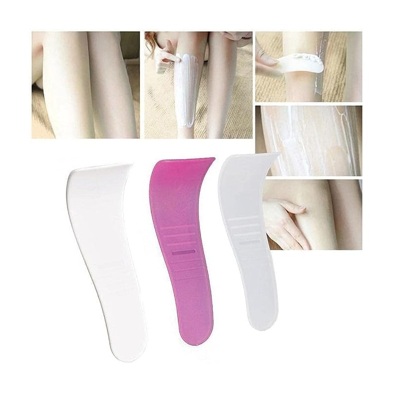 5Pcs Waxing Spatulas Reusable Non-Stick Wax Spatulas for Hair Removal