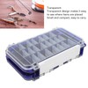 Fishing Lure Box Double Sided Detachable Transparent Waterproof Multi Purpose