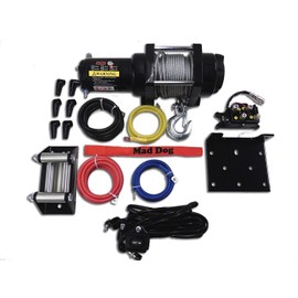 Mad Dog 3500 lb Winch Mount Combo Can-Am Outlander 450 500 MAX 6x6 '13-24