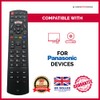 Replacement Remote Control For Panasonic TX-32DS500B 32" LED HD Ready