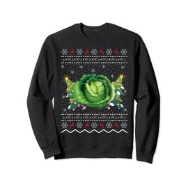 Kohlliebhaber Xmas Sweater Ugly Santa Kohl Christmas Sweatshirt, black