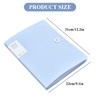MAEZOE Blue A4 File Folder, Holds 60 Pages – Lightweight