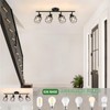 Baocuz 4-Lights Semi Flush Mount Ceiling Light, Adjustable Multi-Directional Light