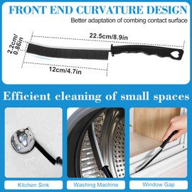 Pack of 4 Grout Brush, Multifunctional Hard Bristle Corner Cleaning Brush, Gap Cleaning Brush, Corner Cleaning Brush, for Tile Floors, Door Window Rails, Bathroom, Kitchen