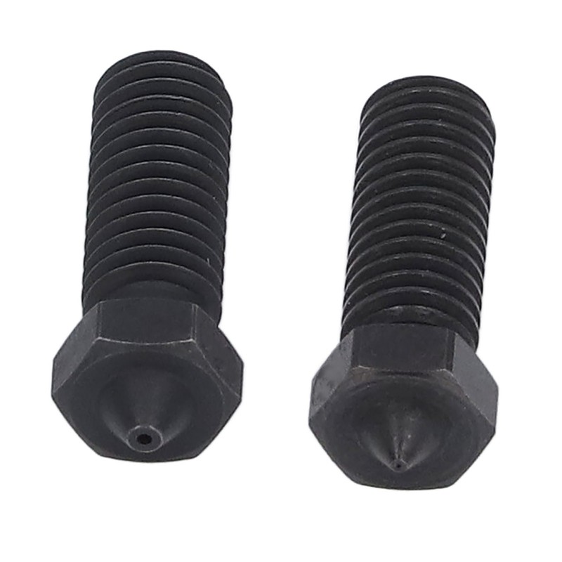 2PCS 3 Hole Nozzles Hardened Steel Nozzle Fit 1.75mm Filament