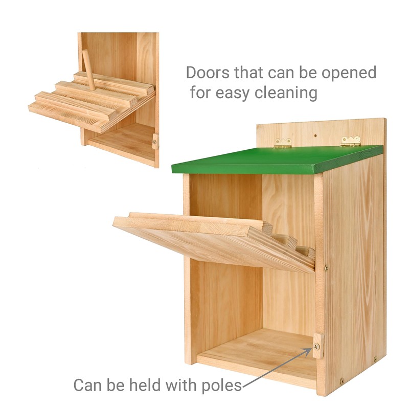 Owl House Owl Box with Bird Stand Design, Owl Nesting